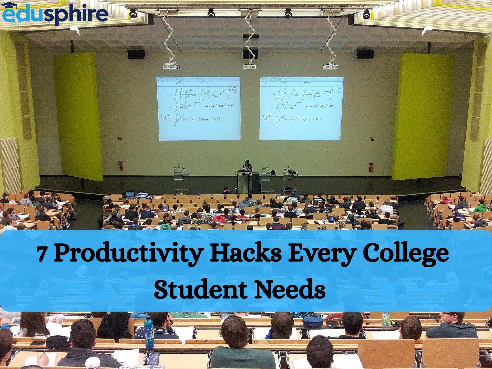 7 Productivity Hacks Every College Student Needs