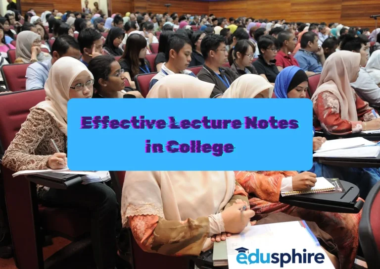 Effective Lecture Notes in College