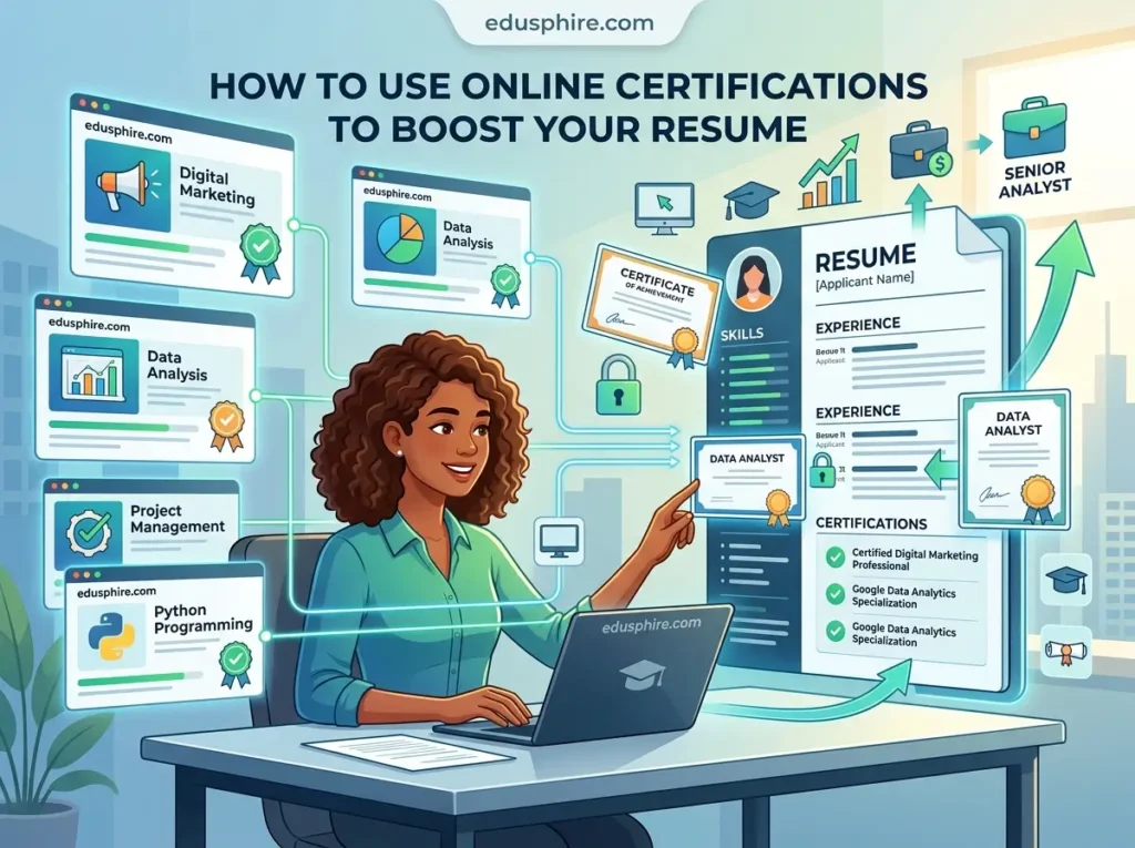 Online certifications boost resume 202605211631