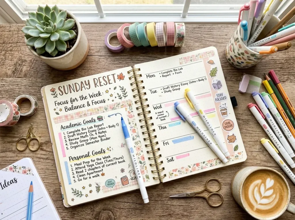 Student planner with decorations 202605311550