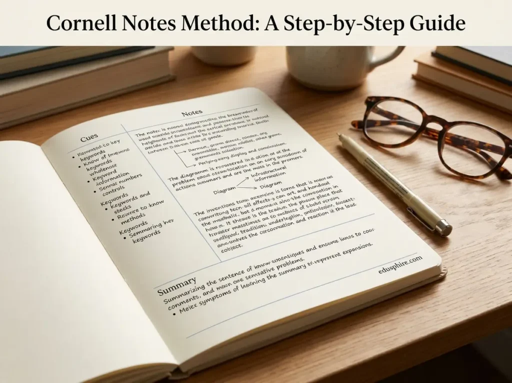 Notebook showing Cornell Notes M… 202606080840