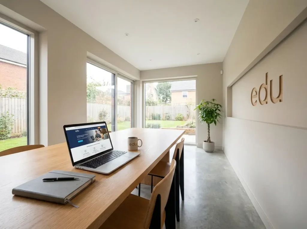 Study space with laptop and 202606061217